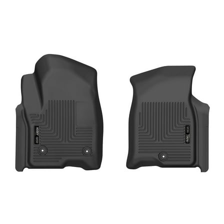 Husky Liners 55861 X-Act Contour Front Floor Liners Fits 2021-2026 Cadillac Escalade, Chevy Suburban Tahoe, GMC Yukon & Yukon XL w/ Bench or Bucket Seats w/wo Power Sliding Console | 2pc Black