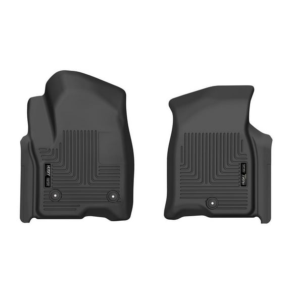 Husky Liners 55861 X-Act Contour Front Floor Liners Fits 2021-2026 Cadillac Escalade, Chevy Suburban Tahoe, GMC Yukon & Yukon XL w/ Bench or Bucket Seats w/wo Power Sliding Console | 2pc Black