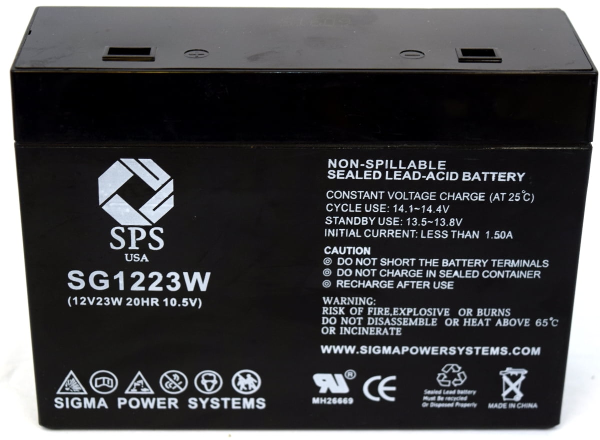 SPS Brand 12 V 5 Ah (Terminal T1T2) 1223W Replacement battery for CSB HC1217W (1 PACK)
