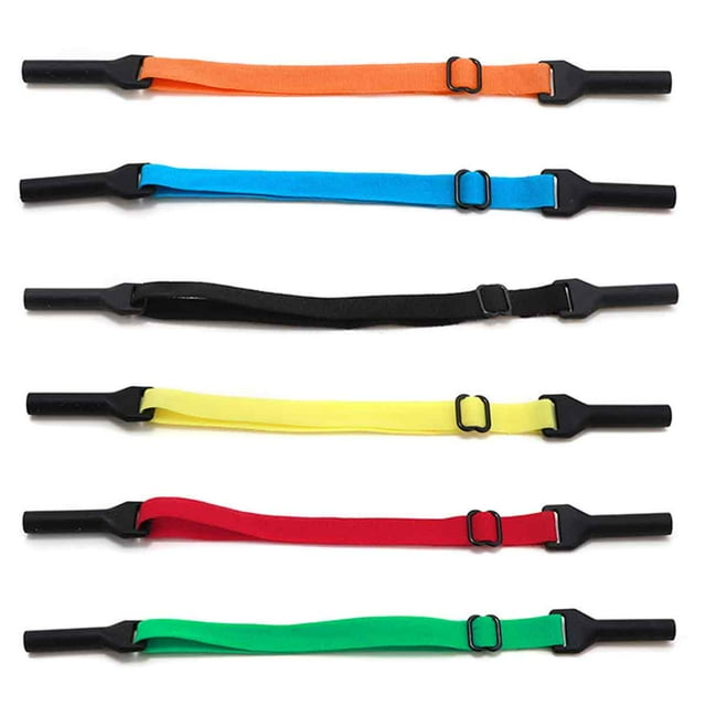 Correas ajustables y antideslizantes para gafas de sol, anteojos de vista, anteojos de lectura y anteojos para niños. Duraderas, impermeables, perfectas para aventuras al aire libre. Juego
