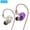 Purple, variant on S08 in Ear Monitor Headphones IEM Earphones HiFi Stereo Sound Stage Earphones Wired Noise Cancelling Gaming Earbuds for Musicians Singer Audiophiles ,Compatible with 3.5mm&USB-C interface