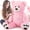 Pink, variant on MorisMos 35.4'' Pink Teddy Bear,Giant Stuffed Bear Plush Toy
