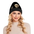 thumbnail image 4 of joogoo Funny Skeleton Beanie Hats Men Women Cuffed Skull Cap Winter Warm Knit Thick Beanies, 4 of 7