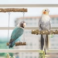 thumbnail image 2 of Shisuyan 4 Pcs Bird Perches For Cage Wood Bird Perch Stand Toy Parrot Perch With Swing Bird Cage Accessories For Parakeets Cockatiels Lovebirds, 2 of 8