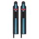 thumbnail image 1 of par de muñequeras transpirables, ajustables y cómodas, para deportes, levantamiento de pesas y fitness, color negro y azul, 1 of 12