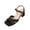 Black, variant on Willtoo Women's Heeled Sandals Polka Dots Comfortable Strappy Block Heels Sandals Dressy Ankle Strap Open Toe Party Shoes