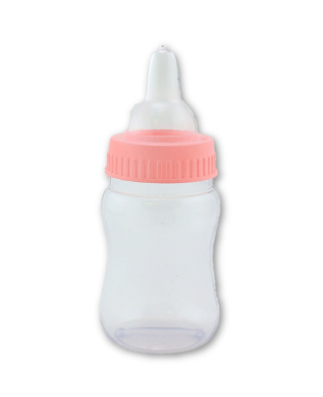 144 miniature baby bottles white with colorful caps 