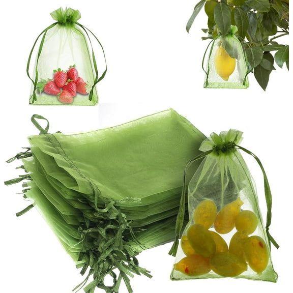 Fruit Netting Bags - 50 PCS Reusable Fruit Protection Bags
