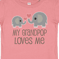thumbnail image 4 of Inktastic My Grandpop Loves Me Elephant Boys or Girls Baby T-Shirt, 4 of 5