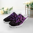 thumbnail image 3 of POLERO Halloween Bat Mules Clogs Sneakers for Women Lady Slip On Loafers Comfort Walking Flat Shoes Lightweight Breathable Mesh Walking Shoe with Arch Support for Traveling Work, 3 of 7