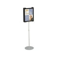 thumbnail image 3 of Quartet, QRT7923, 2-sided Freestanding Sign Stand, 1 Each, Silver, 3 of 3