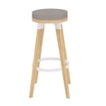 thumbnail image 6 of Home Square Solid Wood Bistro Stool in Maple Finish - Set of 3, 6 of 7
