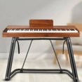 thumbnail image 2 of twisto U-Shaped Keyboard Stand Foldable X-Style Frame Keyboard Stand Stable Instrument Support for Musicians, Beginners, Studio, Stage, Rehearsal Room, 2 of 10
