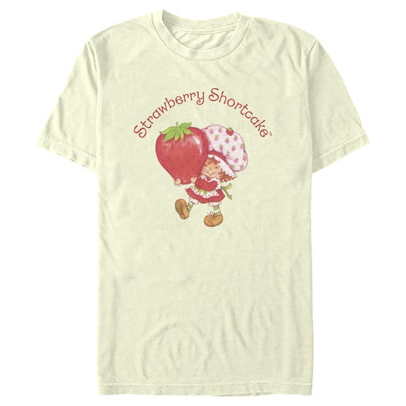 Men's Strawberry Shortcake Cartoon Berry Traveler Graphic T-Shirt