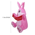 thumbnail image 2 of Conejito De Pascua Inflable De 1,5 M, Figura De Luz Nocturna Led, Hinchables Para Césped Y Patio, Decoración De Adorno Para Fiesta De Jardín Al Aire Libre Yuarrent HA039796-01, 2 of 6