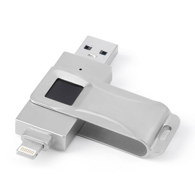 Unidad flash ZOIOT 128GB para iPhone con huella digital