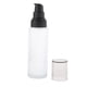thumbnail image 1 of Botella de vidrio vacía con bomba para loción y crema, envase recargable para viaje 100ml, 1 of 9