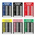 thumbnail image 3 of Luolandi Business Hours Sign Open/Closed Sign Will Return Clock With 3pcs Erasable Pen Changeable Number Sticker For Business Store black, 3 of 5