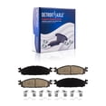 thumbnail image 6 of Detroit Axle - Brake Kit for 2011-2019 Ford Explorer Taurus 2012-2019 Flex 2011-2012 Lincoln MKS Replacement Disc Brake Rotors Ceramic Brake Pads: 12.80" Front and 12.99" Rear Rotors, 6 of 10
