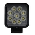 thumbnail image 3 of Carjamz  Race Sport Lighting IQ Square Auxiliary LED Flood Beam Light with 9 LED, Clear -4 in., 3 of 4