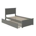 thumbnail image 4 of Nantucket Platform Bed with Matching Foot Board with Twin Size Urban Trundle Bed, Multiple Sizes, Multiple Colors, 4 of 9