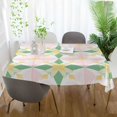 thumbnail image 3 of Yayeee Tablecloths 60" x 60" Rectangle Wrinkle Resistant Party Table Cover, Retro Yellow Stars, 3 of 8