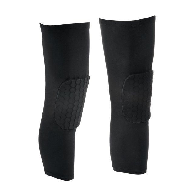 Unique Bargains Knee Pads, 2 Pack EVA Leg Sleeves Compression Knee Padding - Black, X-Small