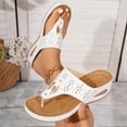thumbnail image 3 of Lovskoo Platform Flip Flops for Women, Arch Support Cushion Thong Sandals, Thick Sole Pillow Slippers, Non-Slip Summer Beach Shoes, 3 of 6