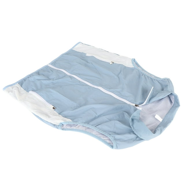 Chaleco de enfriamiento Malla transpirable Motor sin escobillas 3 modos Sin mangas Chaqueta de enfriamiento ligera segura para ciclismo Pesca Camping M