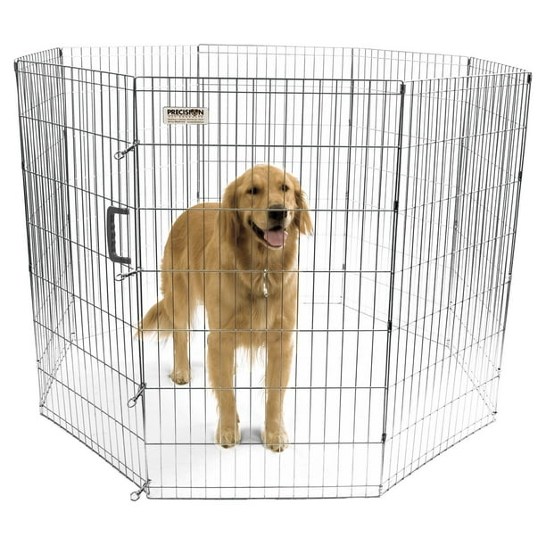 Precision Silver Pro Handler Dog Exercise Pen 48 In Walmart Com Walmart Com
