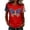 Red, variant on Womens Tops T-Shirts Printed Crew Neck Short Sleeve Pullover Casual Trendy Shirts