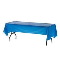Mountclear 12-Pack Disposable Plastic Tablecloths - 54 x 108 Inch Size Table Cov