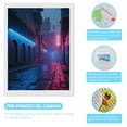 thumbnail image 3 of Diamond Art Kit for Adults, Neon Alley Nightscape Moody Atmosphere Diamond Painting for Adults Beginners, 5D DIY Diamond Art Painting Kits, Colorful Diamond Painting Craft for Home Decor 12x16, 3 of 7