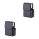 thumbnail image 1 of Toystoory Caja de cigarrillos ligera y portátil de PU con estuche para tarjetas de visita, fácil de cerrar y abrir, buenos regalos, color negro Negro liso 2Conjunto, 1 of 6