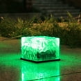 thumbnail image 3 of Outdoor Waterproof Solar Lights Led Ice Brick Lamp Stair Step Paver Lamp Yard Patio Lawn Garden Decoration Light F, 3 of 8