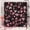 Noir-2, variante sur Rideau de Douche de la Saint-Valentin, Ensemble de Rideaux de Douche Cœur Rose Doux pour Salle de Bain en Tissu Imperméable Noir avec Crochets, 72x84 Pouces