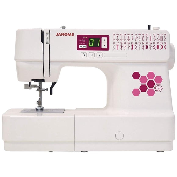 Máquina de Coser Janome C30 Control Computarizado 30 puntadas