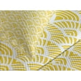 thumbnail image 4 of Ambesonne Japanese Quilted Bedspread Set 3 Pcs, Vintage Bohem Geometric, Queen Size, Yellow and Cream, 4 of 5