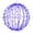 Purple, variant on Vickerman 480Lt x 40" Fold Flat Purple Led Jumbo Hanging Sphere.