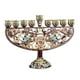 thumbnail image 4 of Portavelas de metal Candelabros Centro de mesa 9 Rama Menorá Candelabro para oración Velas votivas Chimenea Sala de estar Hotel Zulema Portavelas, 4 of 8