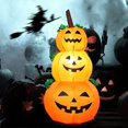 thumbnail image 3 of Pumpkin Halloween Inflatables 4FT Pumpkins LED Blow Up Terror Inflatable Props With Fixed Stakes Tethers for Outdoor Garden Yard Party Decoration, 3 of 5