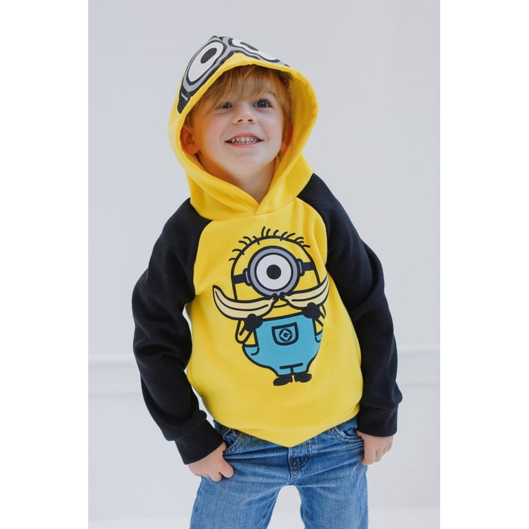 Despicable Me Minions Fleece Pullover Hoodie Toddler to Big Kid