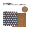 thumbnail image 4 of Xecao Cute Puffer Fish for MDF Cork Coaster 4 Pcs,Drink Coasters,Suit for House Warming Gifts New Home ,Coffee Table Decor-Square, 4 of 7