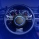 thumbnail image 5 of Anillo de volante de aleación de aluminio para volante de coche, embellecedor de cubierta de anillo para A1 A3 A4 A5 A6 Q3 Q5(Azul), 5 of 5