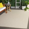 thumbnail image 2 of SAFAVIEH Terrace Gina Geometric Indoor/Outdoor Area Rug, Beige/Ivory, 6'7" x 6'7" Square, 2 of 11