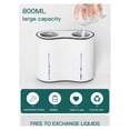 thumbnail image 4 of Dispensador Automático de Jabón para Montar en la Pared, Dispensador de Jabón Líquido y Espumante Doble Sin Contacto, 2 X 14 Oz, para Uso Comercial o Doméstico, 4 of 5