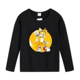 thumbnail image 3 of Camisa larga de Sonics para niños, camisa de tela para niños, estampado 2D, informal, para niño y niña, invierno, otoño, fina, para cumpleaños, regalo de Navidad, 3 of 5