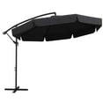 thumbnail image 1 of Outsunny 11FT Offset Hanging Patio Umbrella for Backyard, Black, 1 of 10