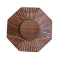 thumbnail image 1 of Posavasos de madera multifuncional para mesa, centro de mesa, bandeja de té de superficie lisa Marrón, 1 of 9