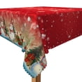 thumbnail image 3 of Tchckioa Christmas Red Square Tablecloth,Waterproof Table Cloth for Kitchen,52x52 Inch, 3 of 7